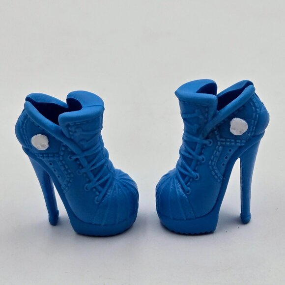 Monster High Ghoulia Yelps Scaris City Of Frights Shoes Replacement Blue White R - Picture 6 of 10